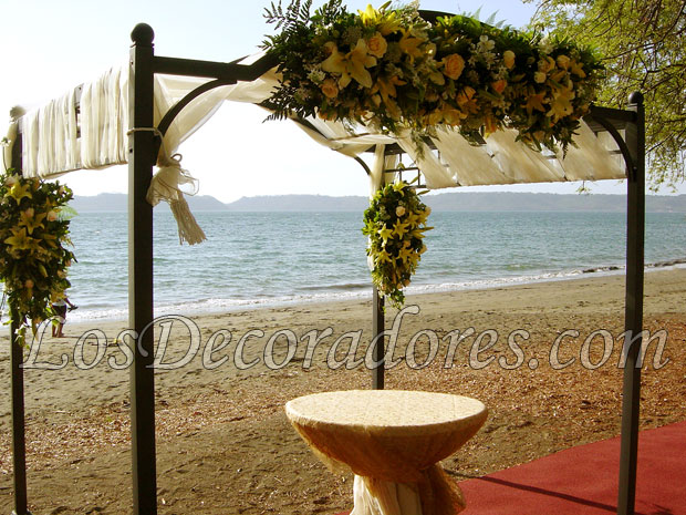 Gazebo en la playa